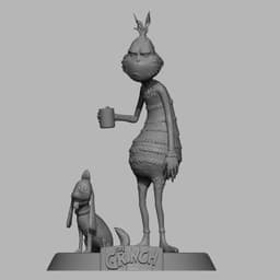 Grinch's Morning Coffee 3d model