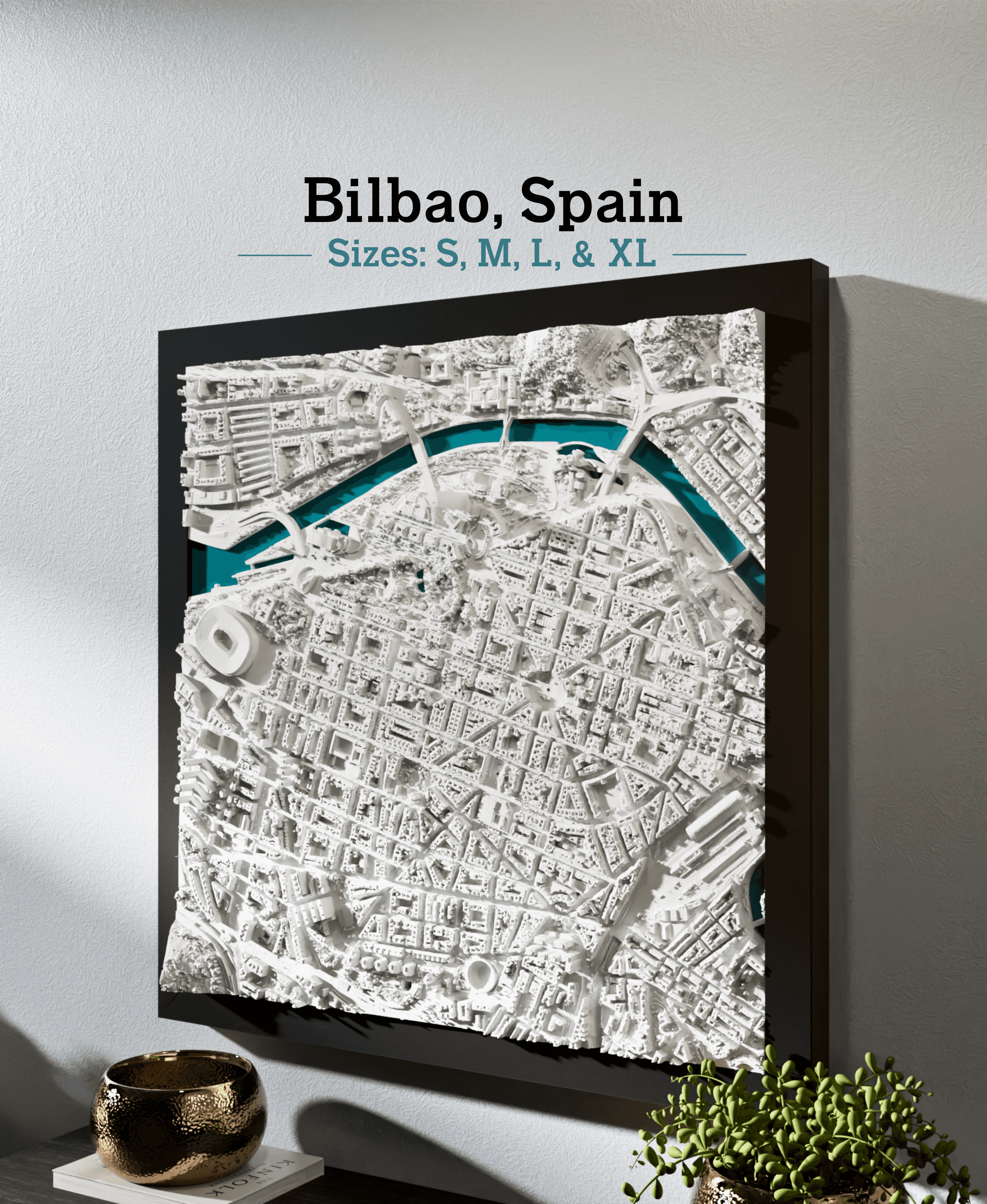 Bilbao, Spain - S, M, L, & XL 3d model
