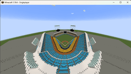 Minecraft Dodger Stadium 3d model