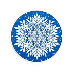 Snowflake Coasters 3d model