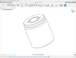 Yet another screw-top container 3d model