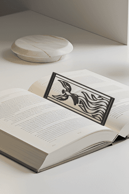 Simurg Bookmark, Gift Idea 3d model