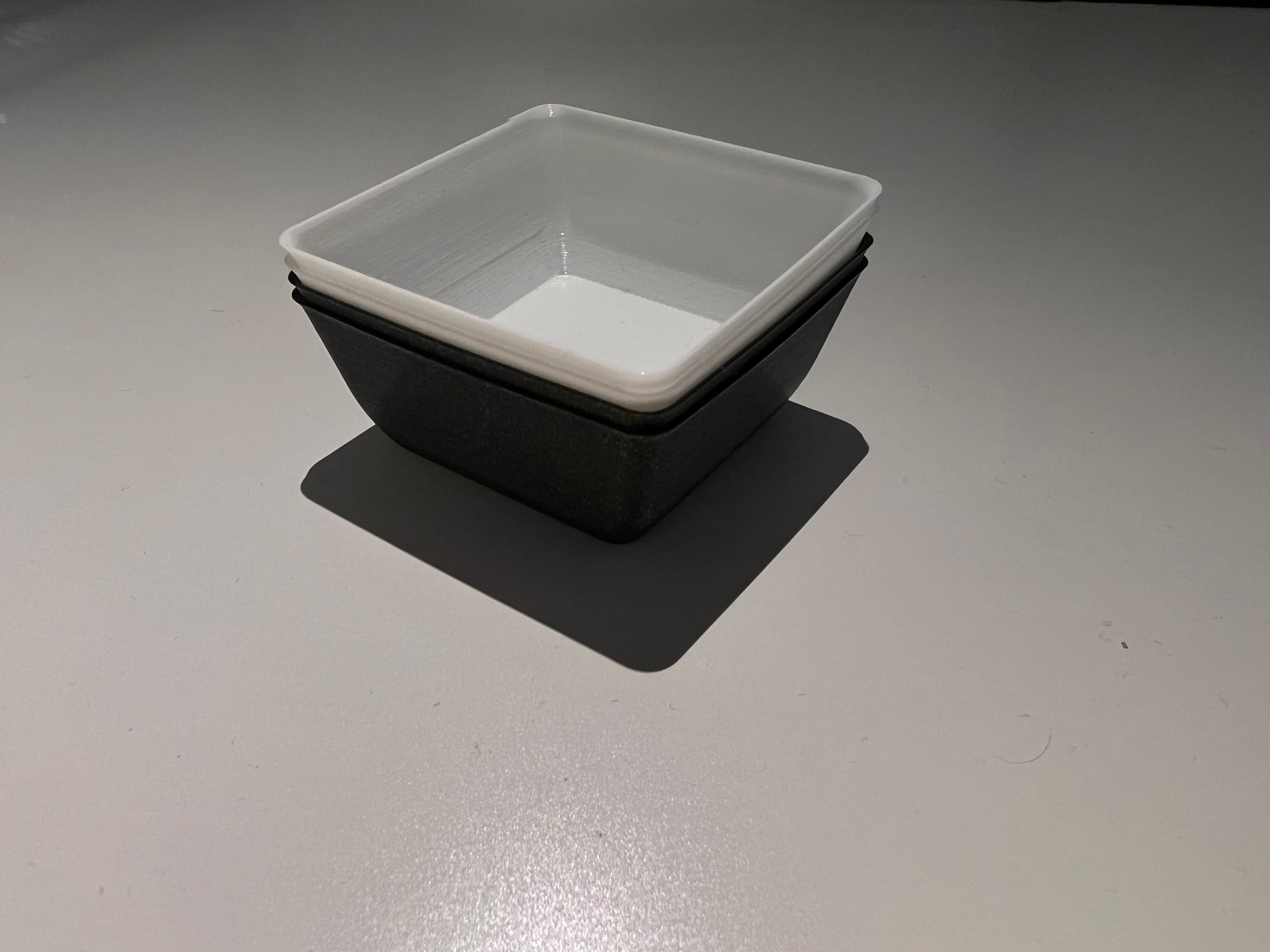 Stackable vase mode cups for sorting and storage 3d model