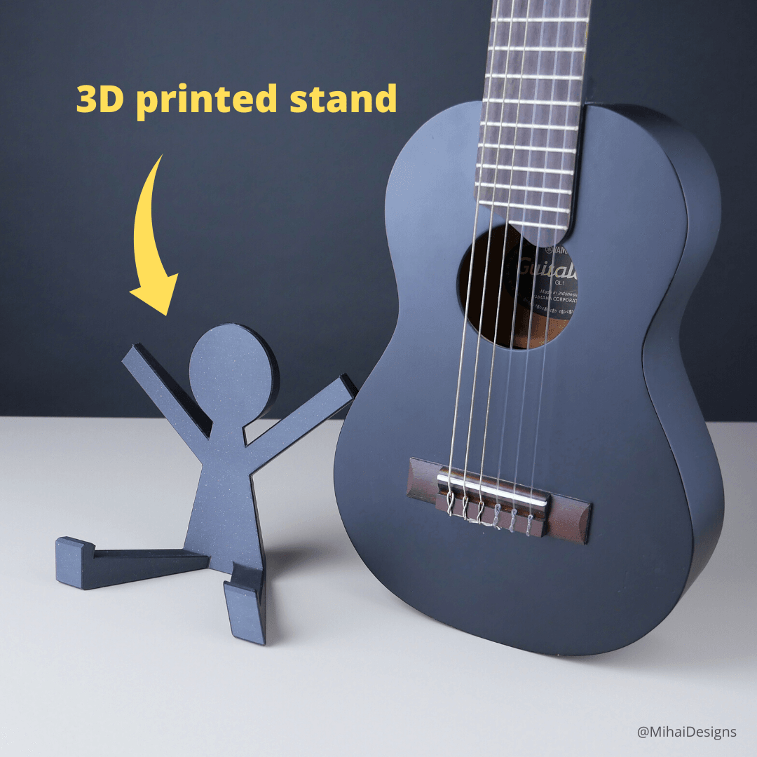 Guitalele Stand - Watch it in action https://www.youtube.com/watch?v=B4aPmMSBe0Y
Check my other projects https://mihaidesigns.com - 3d model