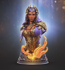 Enchantress bust (Pre-Supported) 3d model