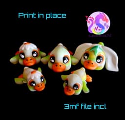 Hatchlings Ducks (Personal Use) 3d model