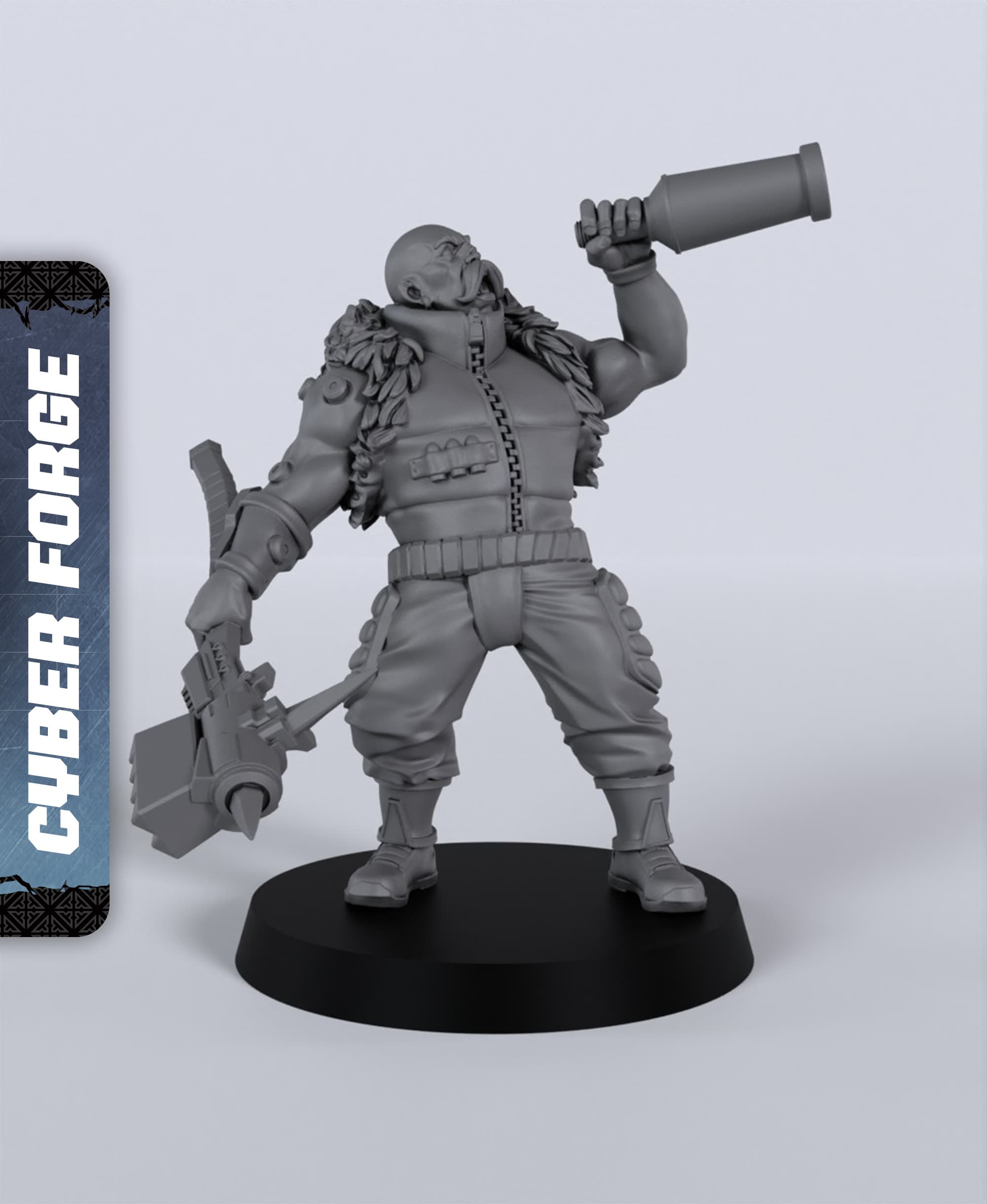 Jan Hearth - With Free Cyberpunk - Sci-Fi Gift Ideas for RPG and Wargamers 3d model