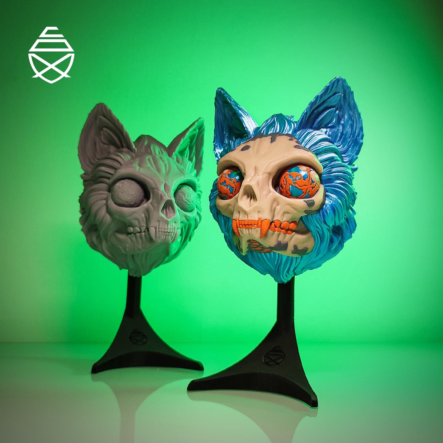 Mewskull 3d model