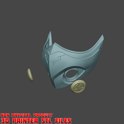 Mizuki Cosplay Mask from Overwatch 2 3d model