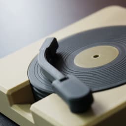 Gramophone Coaster Set 3d model