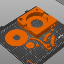 Gramophone Coaster Set 3d model