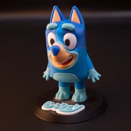 Bluey - Fan art - Full Color 3d model