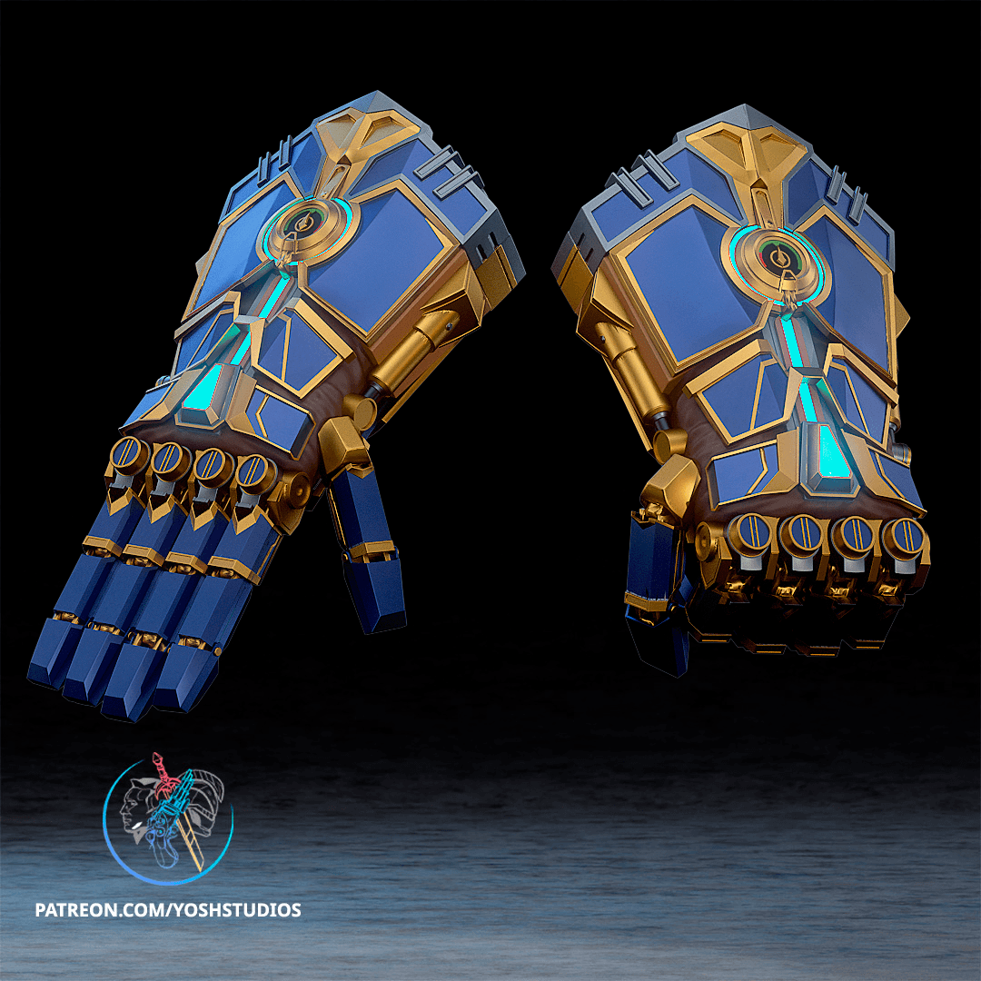 Vi Gauntlet 3D Printer File STL 3d model