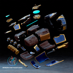 Vi Gauntlet 3D Printer File STL 3d model