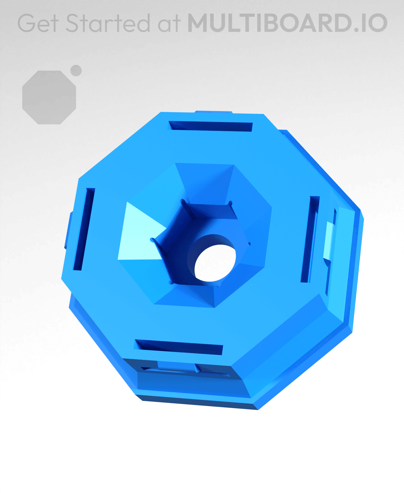 Drop-In Nut Snap - M4 3d model