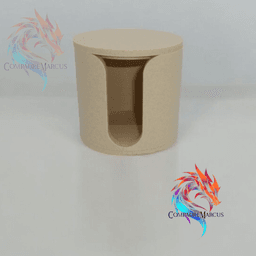 Basic cotton container / No supports 3d model