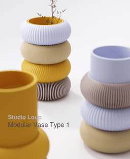 Modular Vase 3d model
