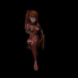 Cute Space Girl 3d model