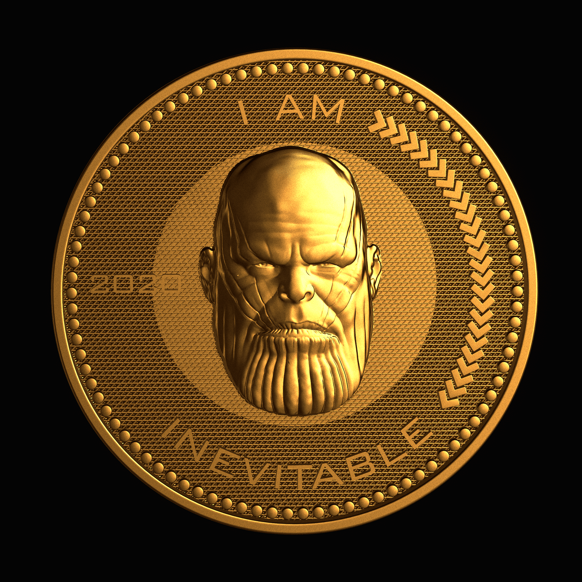 Infinity Coin 3d model