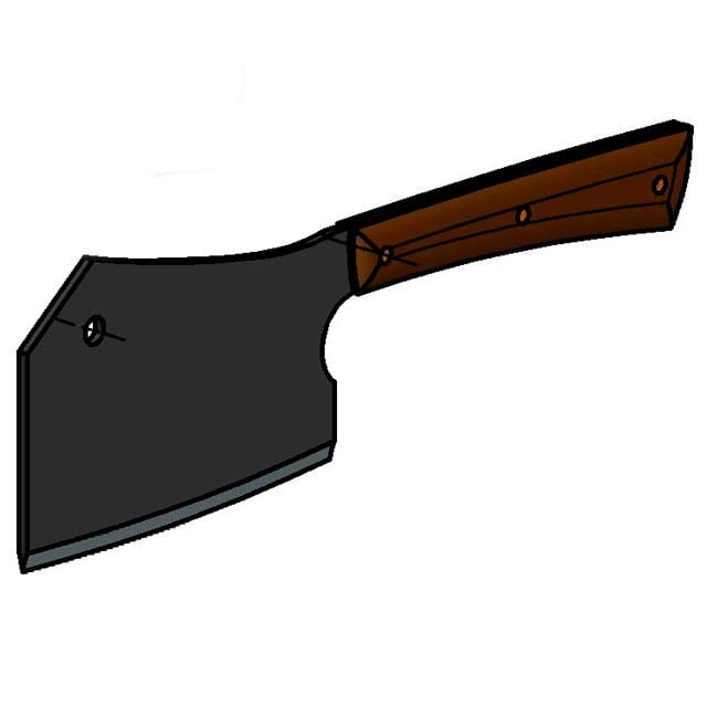 Meat Cleaver 3d model