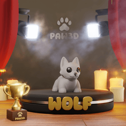 Flexi Baby Wolf 3d model