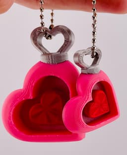Heart Tag/Keychain Assortment 3d model