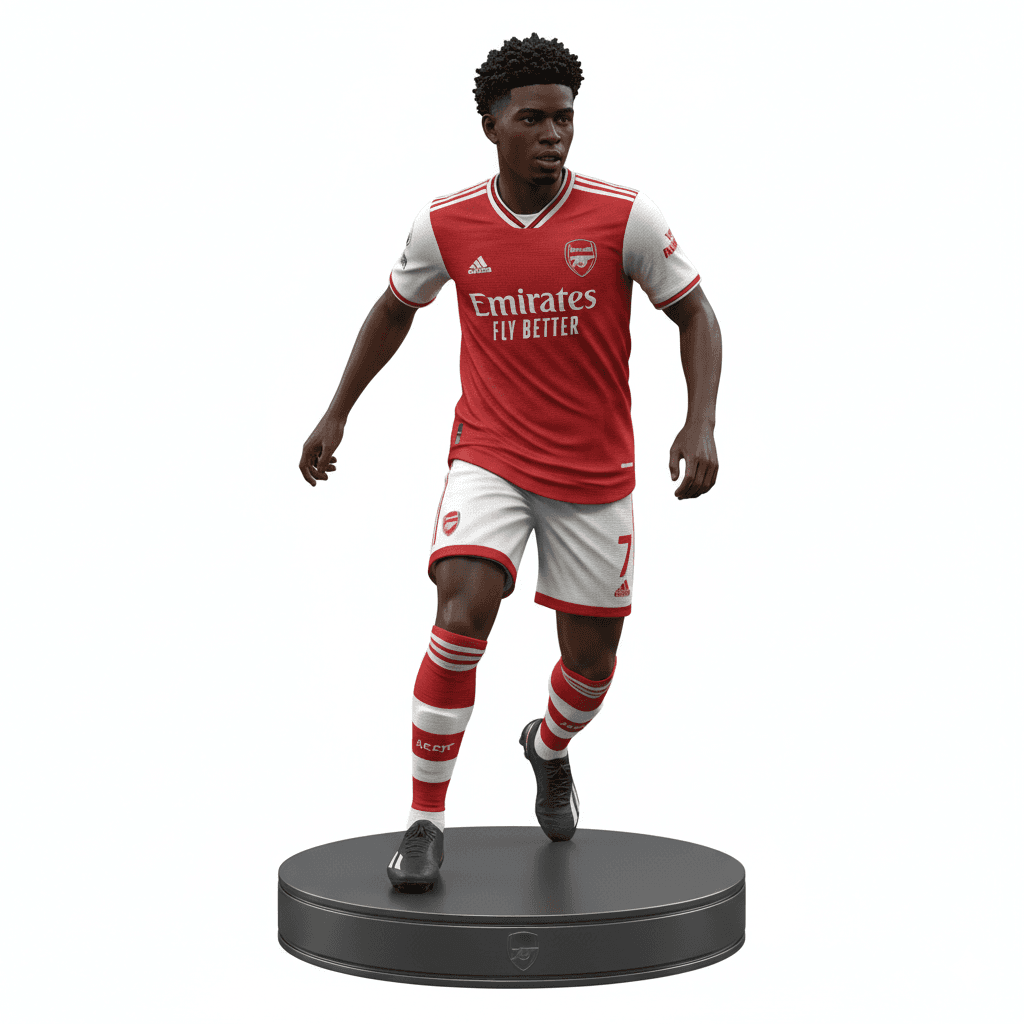 Football Player : Bukayo Saka Football Soccer Winger 3d model