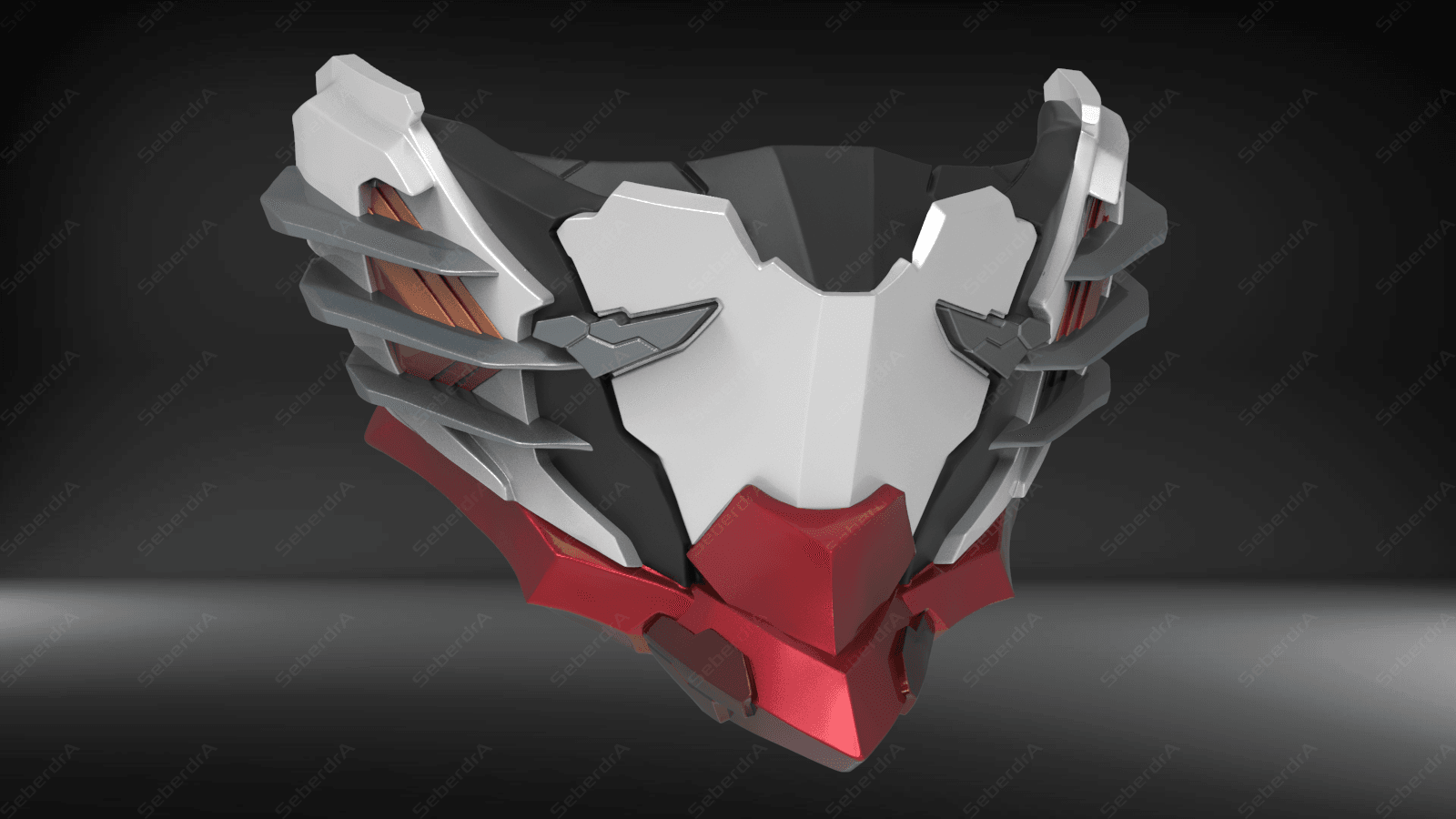 REX V2 - Mecha Mask 3d model