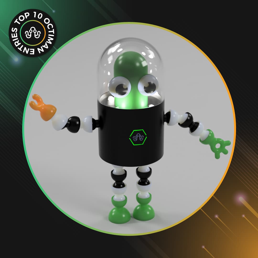 No.8 - Light Up Octiman 3d model