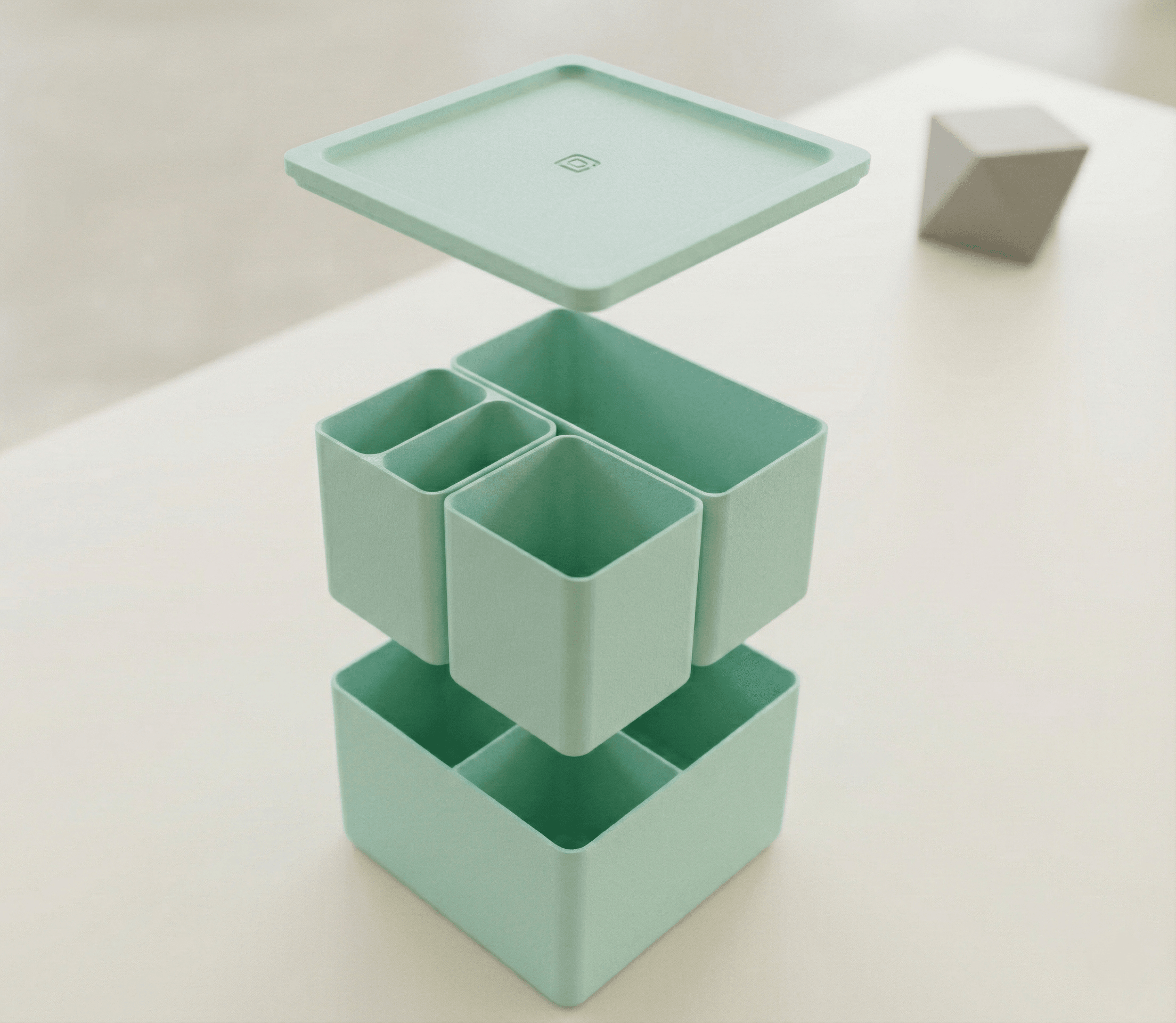 ModuBox | Minimalist Grid Storage Solution 3d model