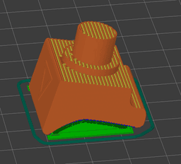 2011 Outback Cargo Cover End Holder 3d model