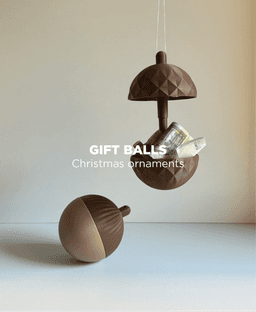 Gift balls, Christmas tree ornaments. 3d model