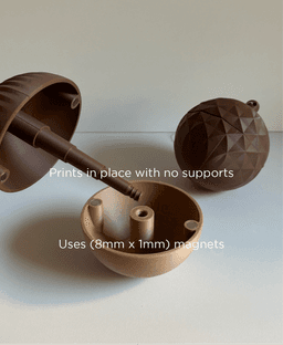 Gift balls, Christmas tree ornaments. 3d model