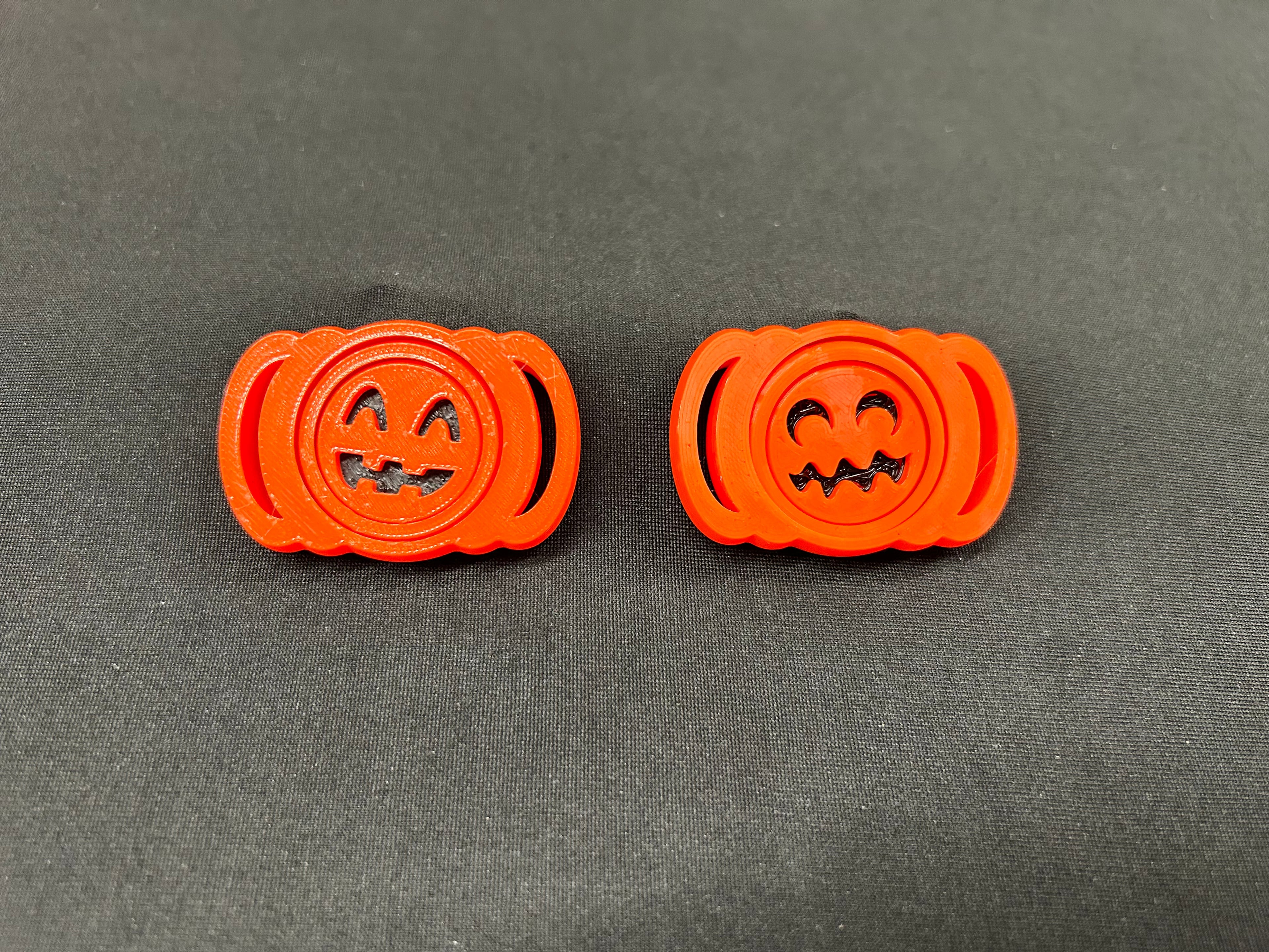 Pumpkin Gyro Dual Face V4 3d model