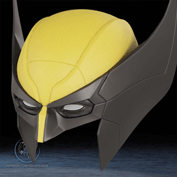 Wolverine PS5 Helmet 3D Printer STL File 3d model