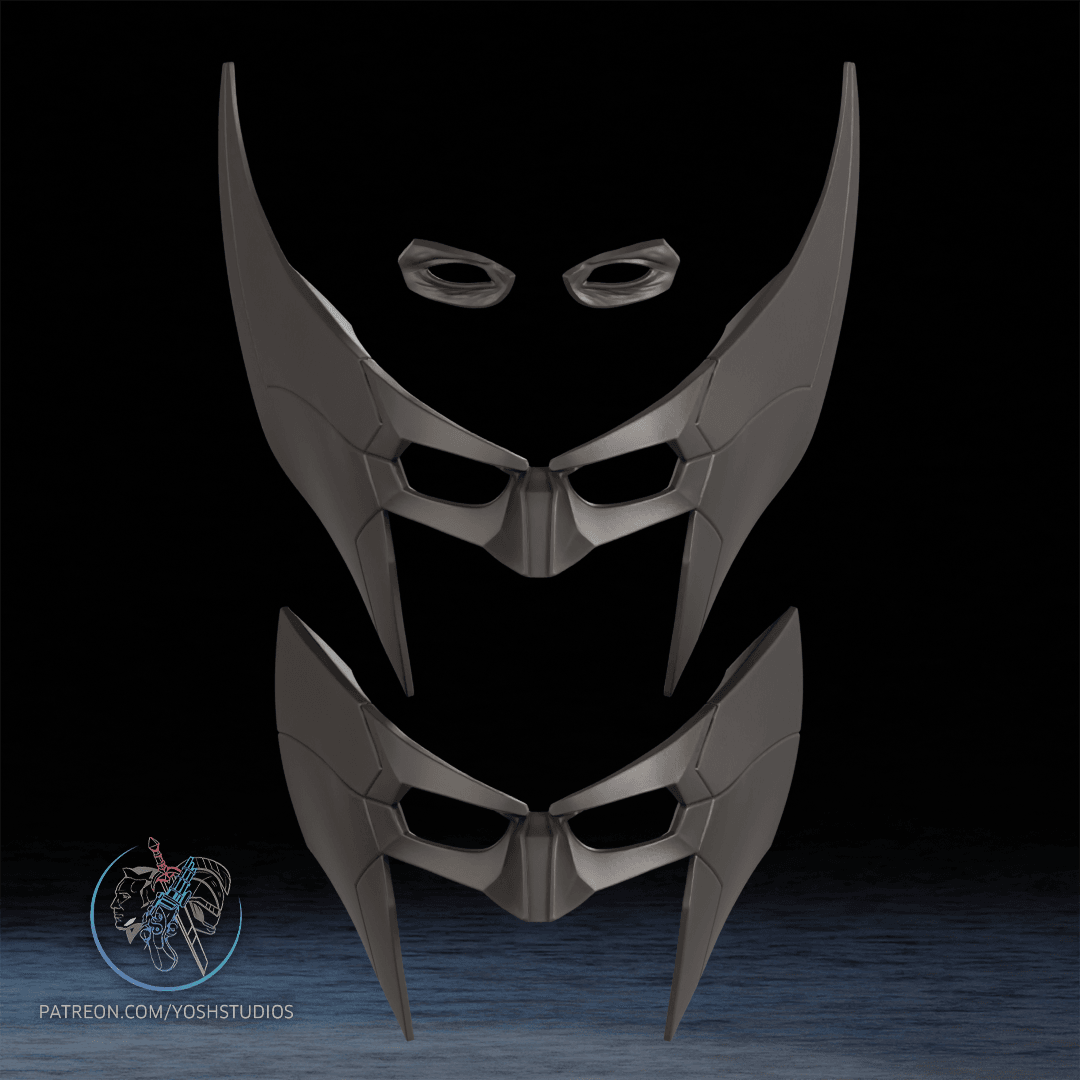 Wolverine PS5 Helmet 3D Printer STL File 3d model