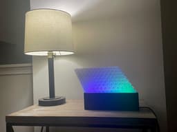 3D Triangular Prism LED Lamp 3d model