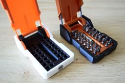 Spring-Loaded Hex Bit Case Box 3d model