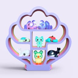 Seashell Shelf 3d model