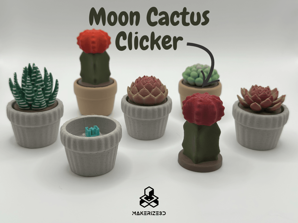 Moon Cactus Clicker 3d model