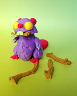 Twisty Beaver 3d model