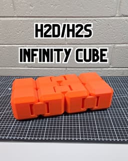 H2D/H2S Infinity Cube (80mm cubes) 3d model