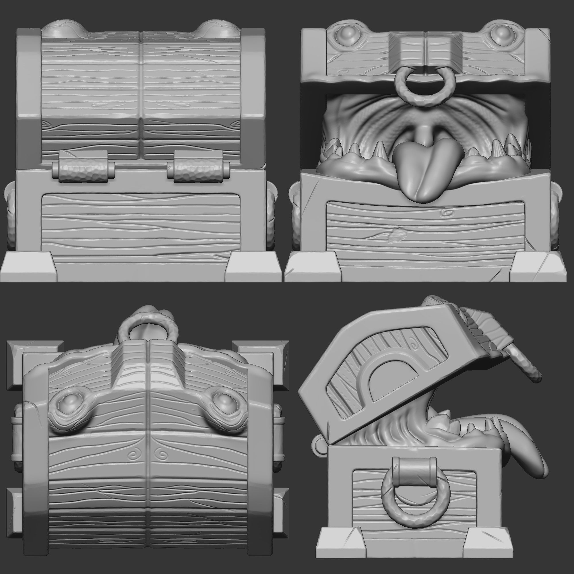 Mimic chest 3d model