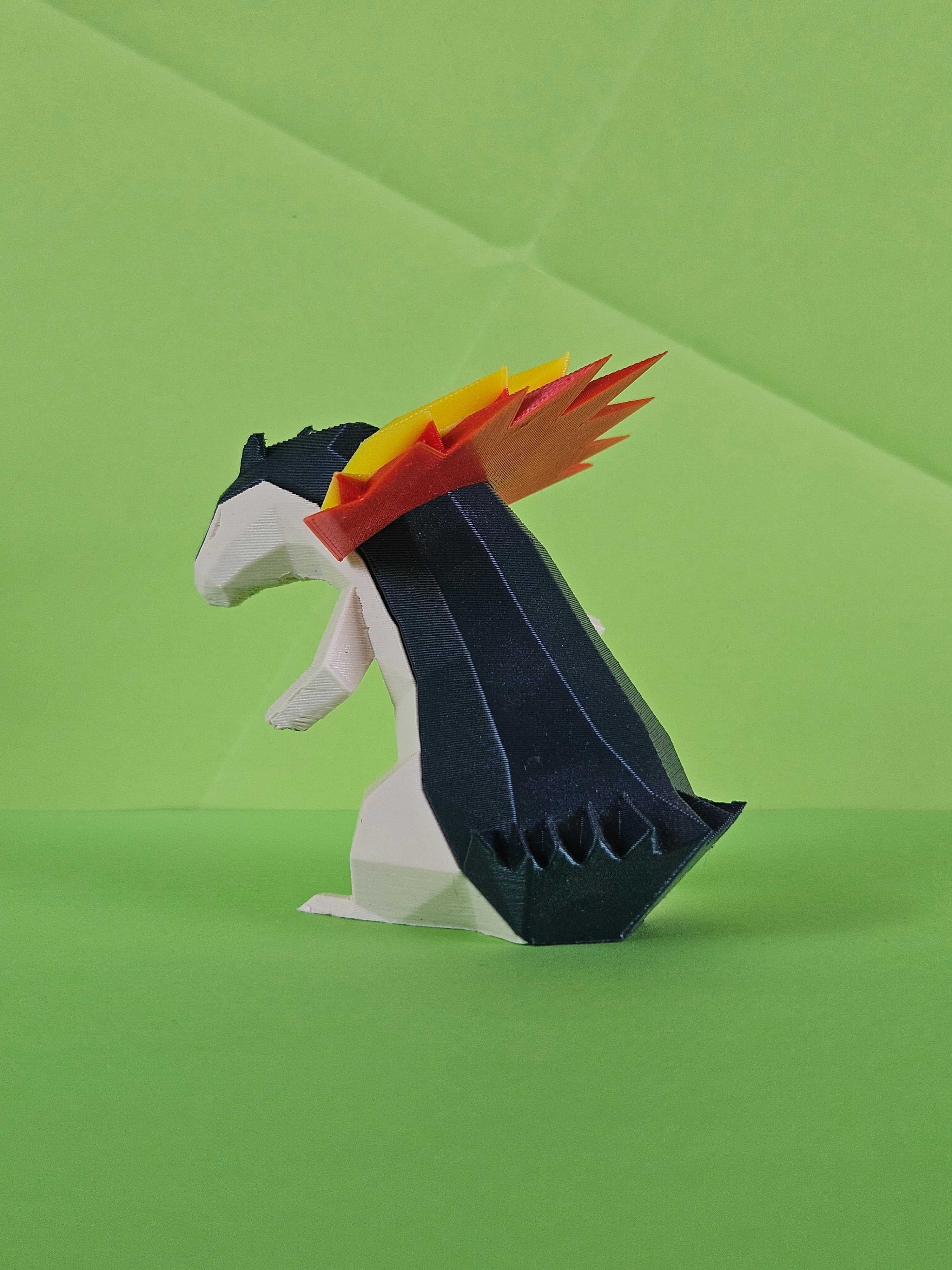 Typhlosion Low Poly Pokemon 3d model