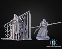 1:48 Scale Royal Guard Miniatures - 3D Print Files 3d model