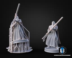 1:48 Scale Royal Guard Miniatures - 3D Print Files 3d model