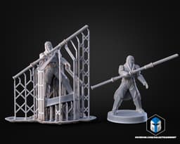 1:48 Scale Royal Guard Miniatures - 3D Print Files 3d model
