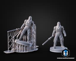 1:48 Scale Royal Guard Miniatures - 3D Print Files 3d model