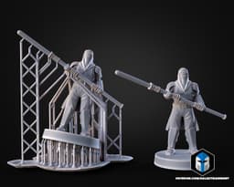 1:48 Scale Royal Guard Miniatures - 3D Print Files 3d model
