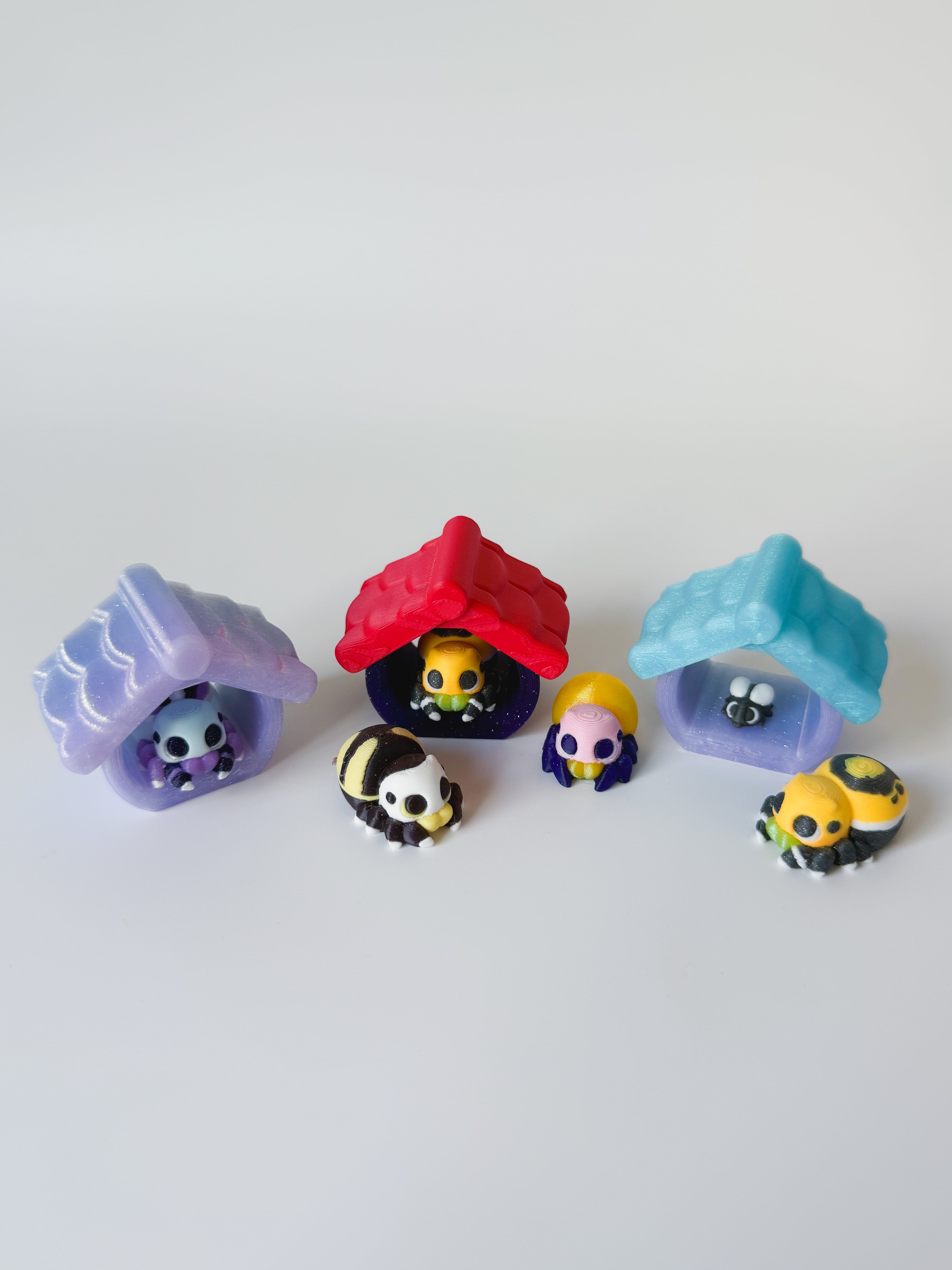 Mini Spider and Enclosure 3d model